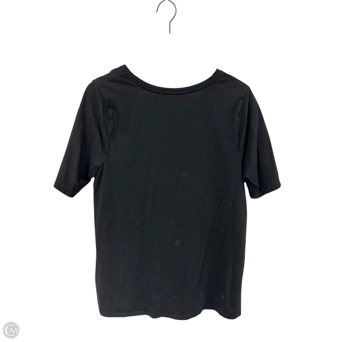 Top Short Sleeve Basic By Lane Bryant In Black, Size: L