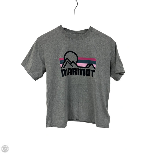 Top Short Sleeve By Marmot In Grey, Size: S