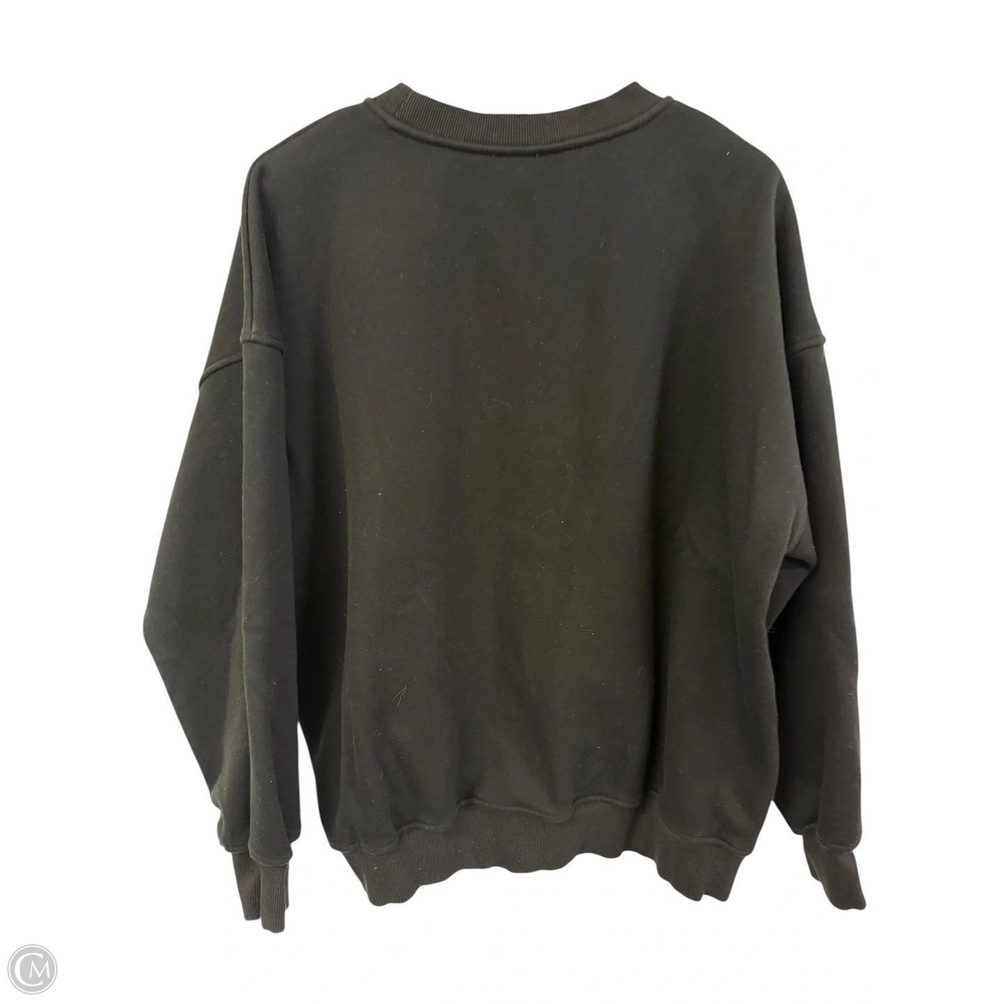 Sweatshirt Crewneck By Le Lis In Black, Size: M
