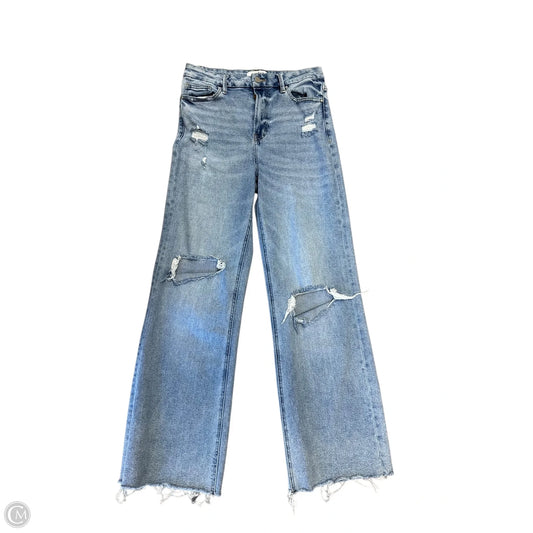 Jeans Wide Leg By Cmc In Blue Denim, Size: 8