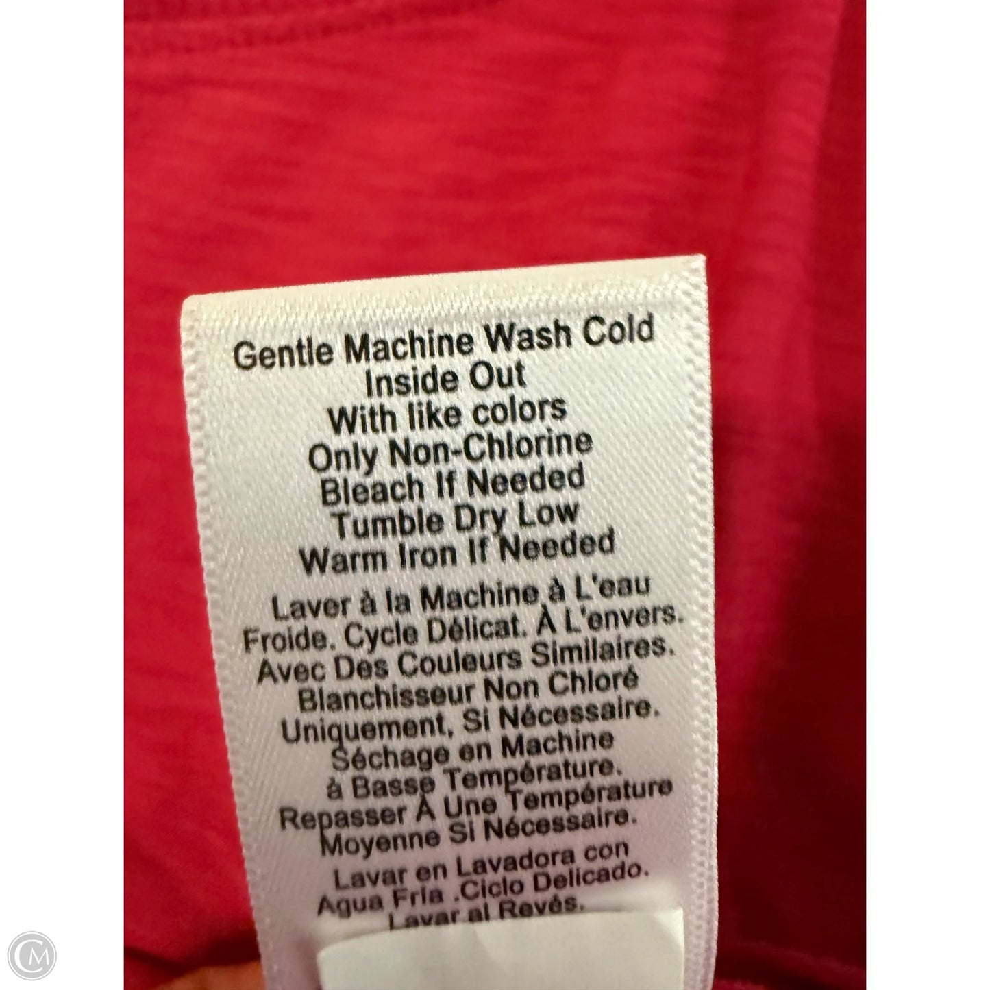 Top Long Sleeve By Nation Ltd In Red, Size: S