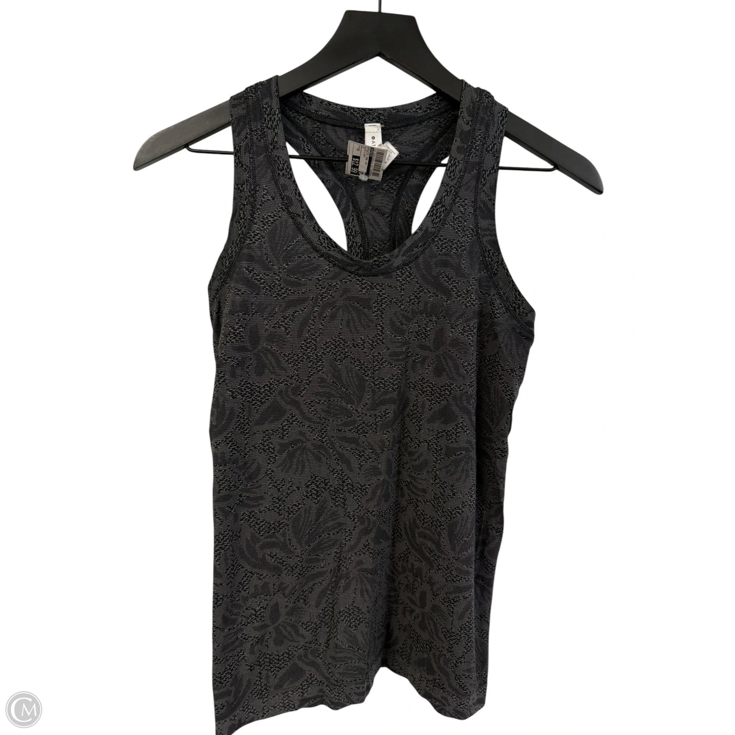 Athletic Tank Top By Athleta In Black & Grey, Size: Xs