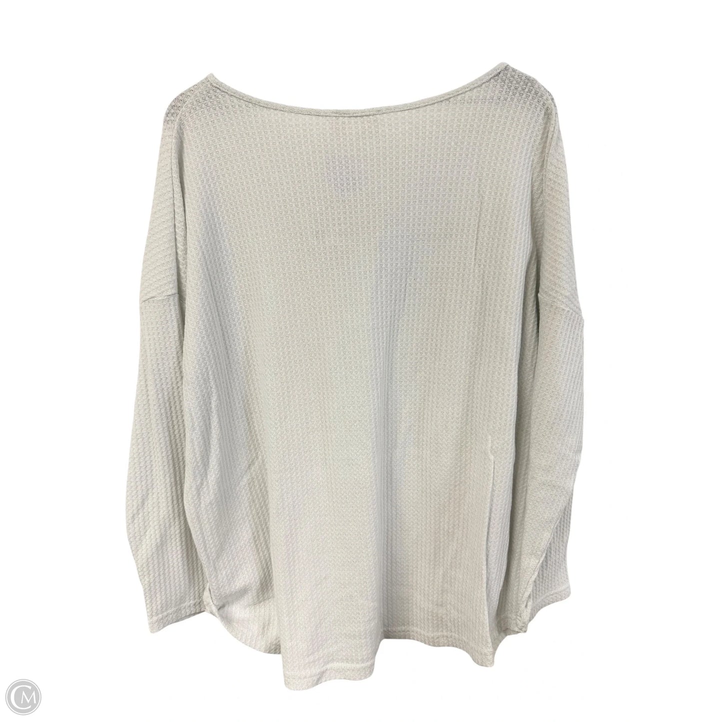 Top Long Sleeve By Clothes Mentor In White, Size: Xl