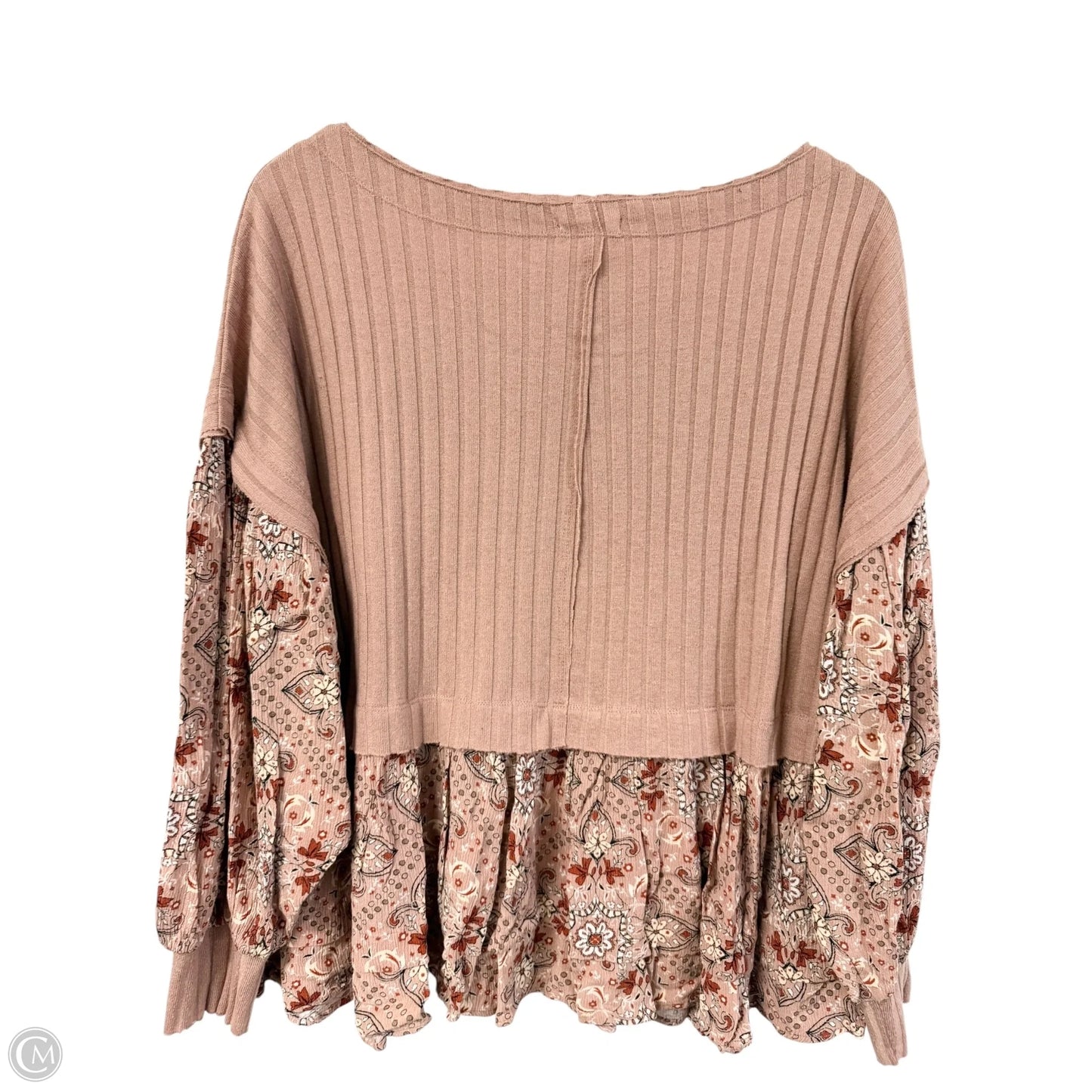 Top Long Sleeve By Cmc In Pink, Size: Xl