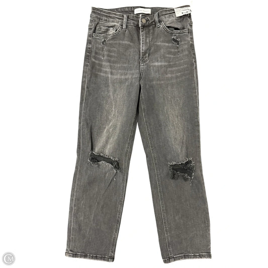 Jeans Straight By Flying Monkey In Black Denim, Size: 6
