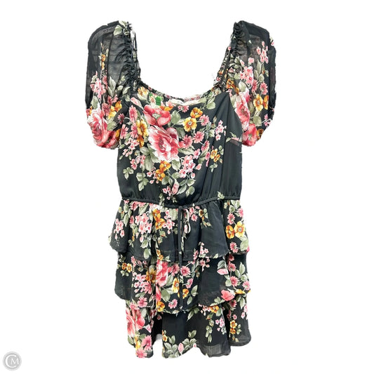 Dress Casual Short By Mi Ami In Floral Print, Size: S