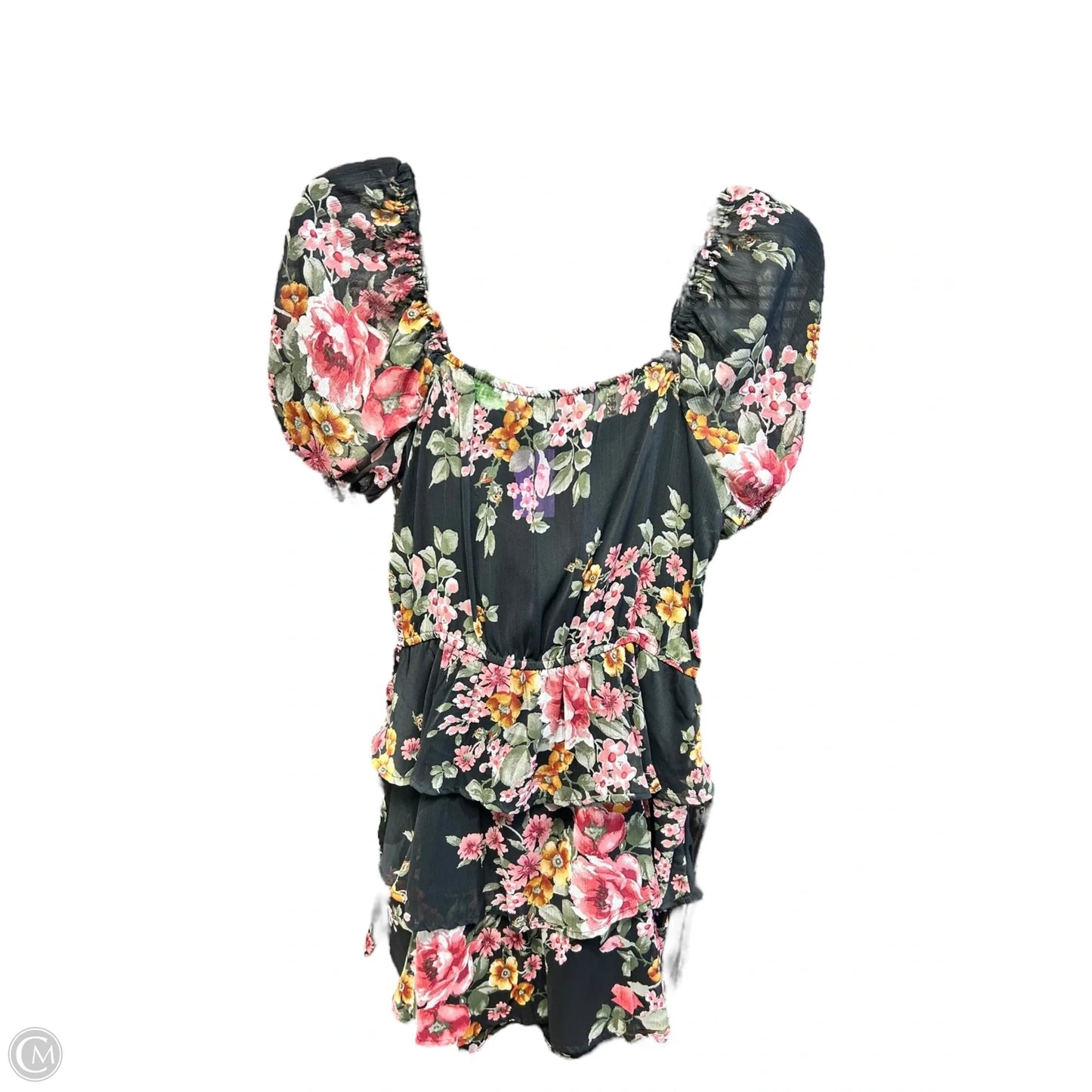 Dress Casual Short By Mi Ami In Floral Print, Size: S