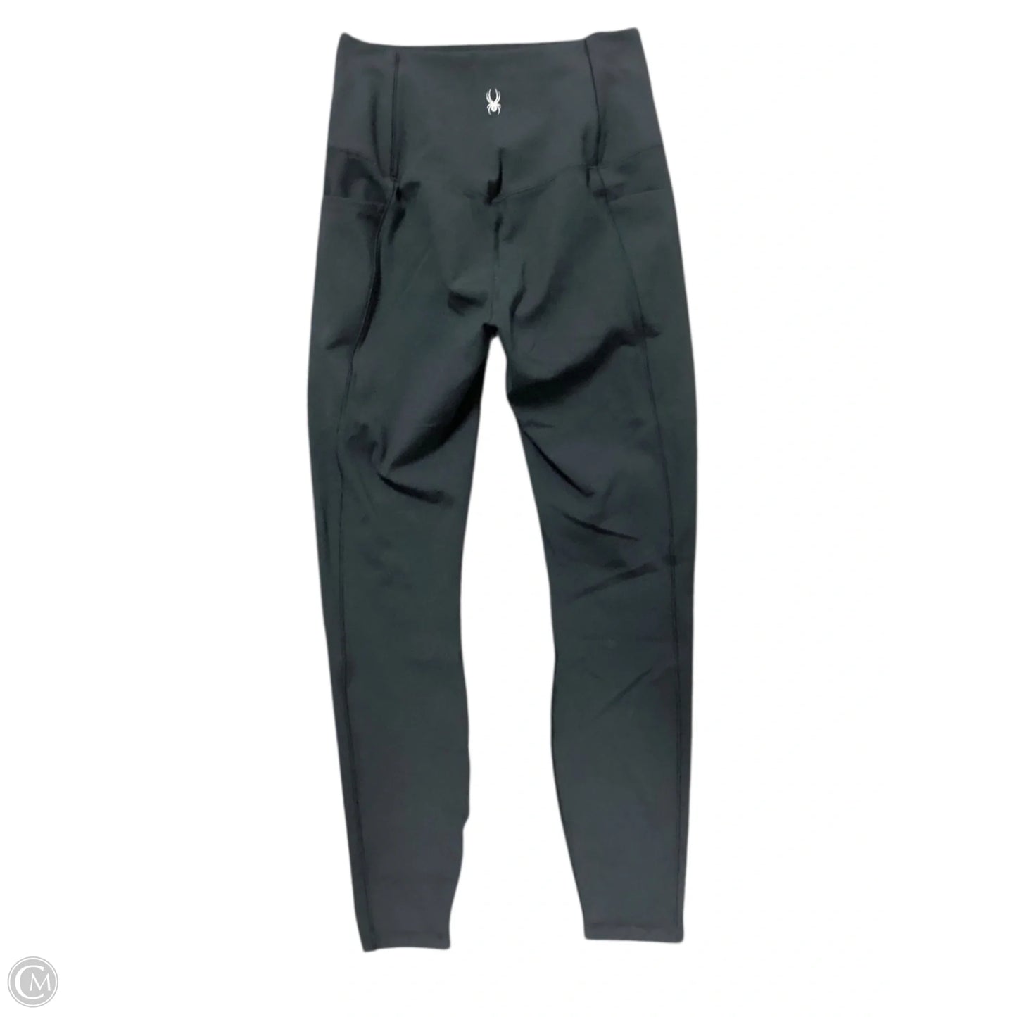 Athletic Leggings By Spyder In Black, Size: S