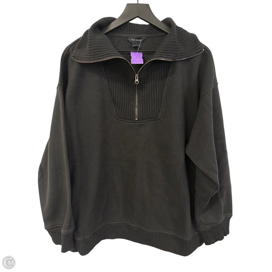 Sweatshirt Collar By Clothes Mentor In Black, Size: Xl