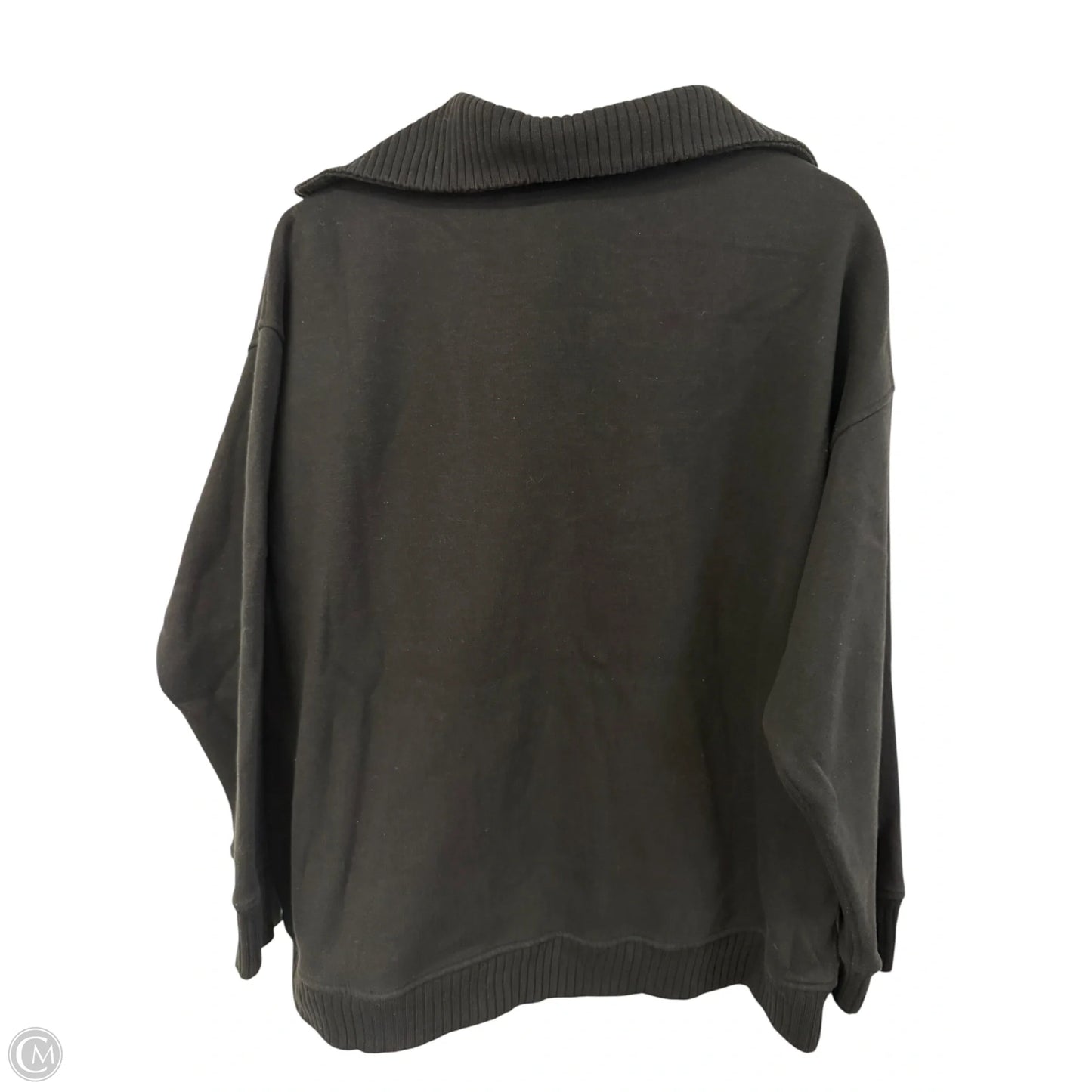 Sweatshirt Collar By Clothes Mentor In Black, Size: Xl