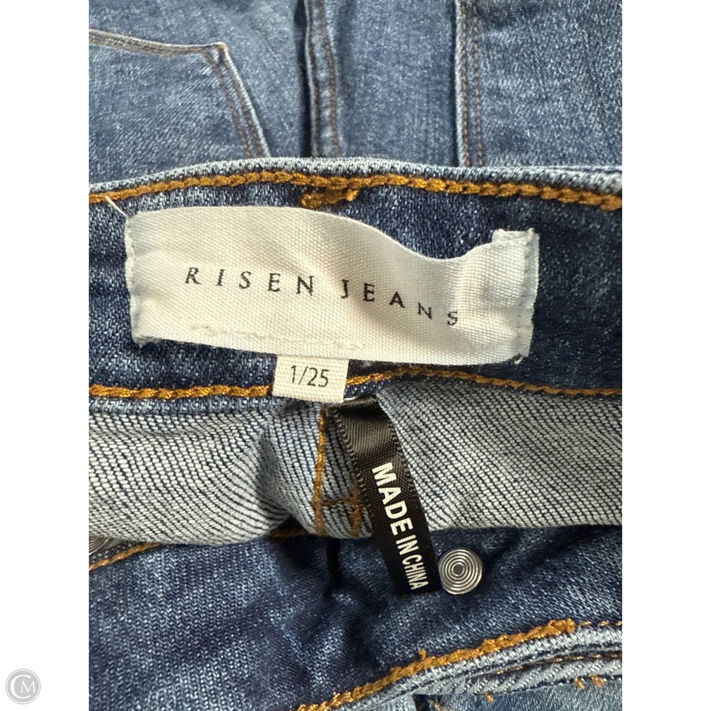 Jeans Wide Leg By Risen In Blue Denim, Size: 2