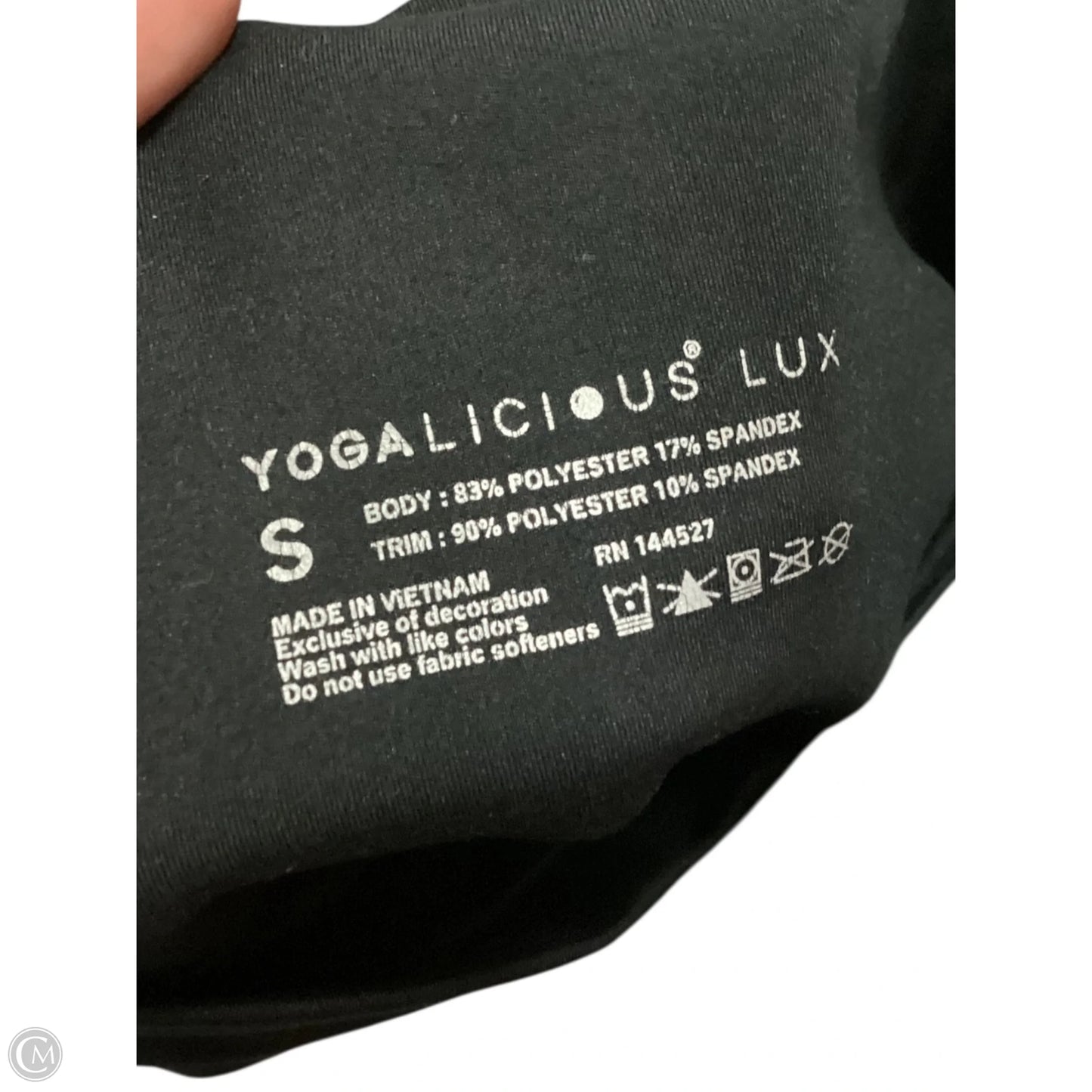 Athletic Pants By Yogalicious In Black, Size: S