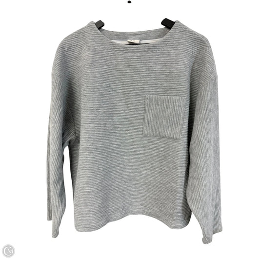 Top Long Sleeve By A New Day In Grey, Size: S