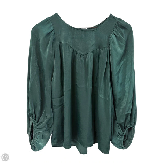 Top Long Sleeve By Maurices In Green, Size: S