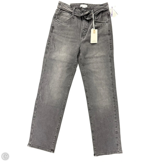 Jeans Straight By Good American In Grey Denim, Size: 6