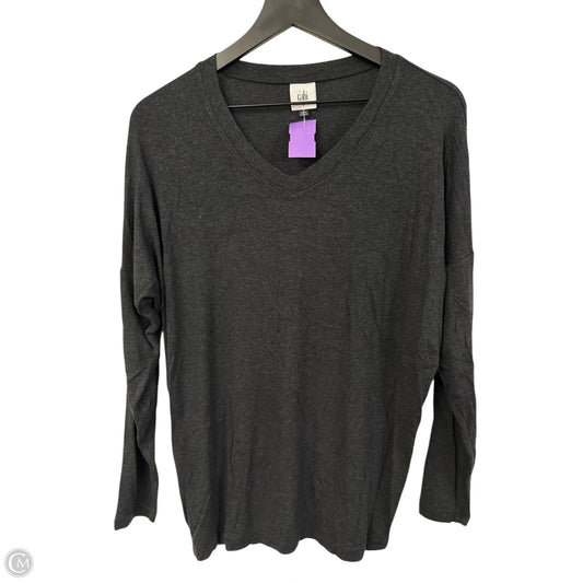 Top Long Sleeve Basic By Cabi In Black, Size: S