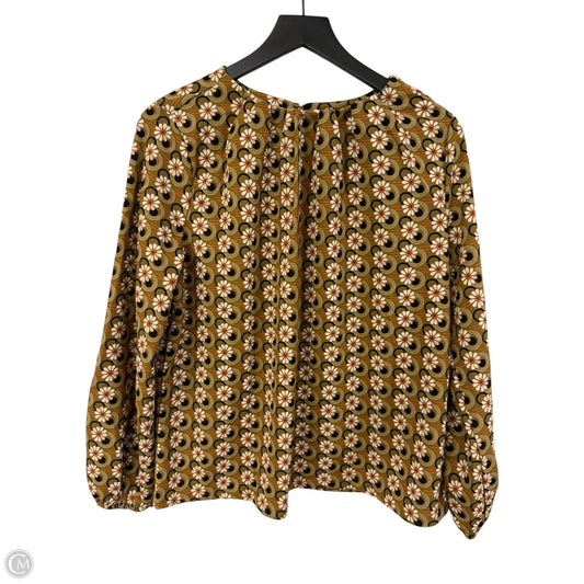Top Long Sleeve By Melloday In Tan, Size: L