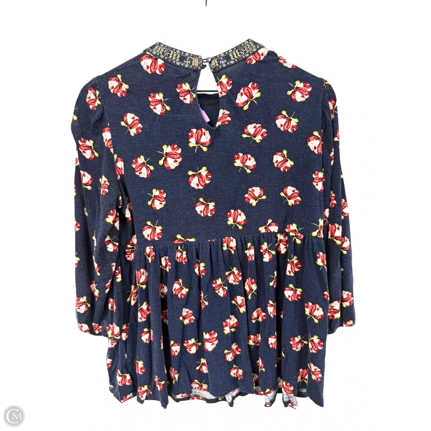 Top Long Sleeve By Clothes Mentor In Blue, Size: M