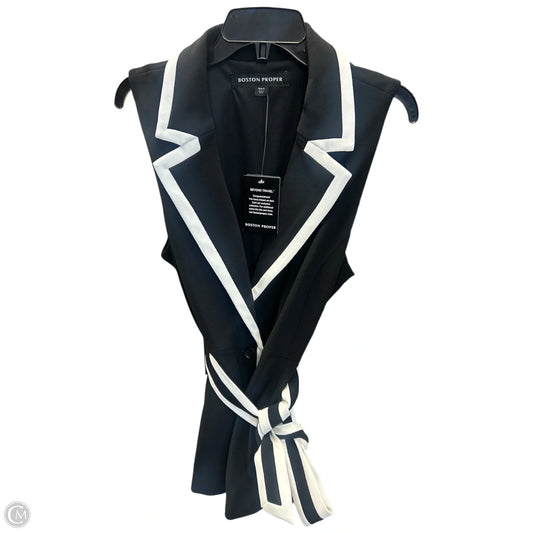 Vest Other By Boston Proper In Black, Size: L