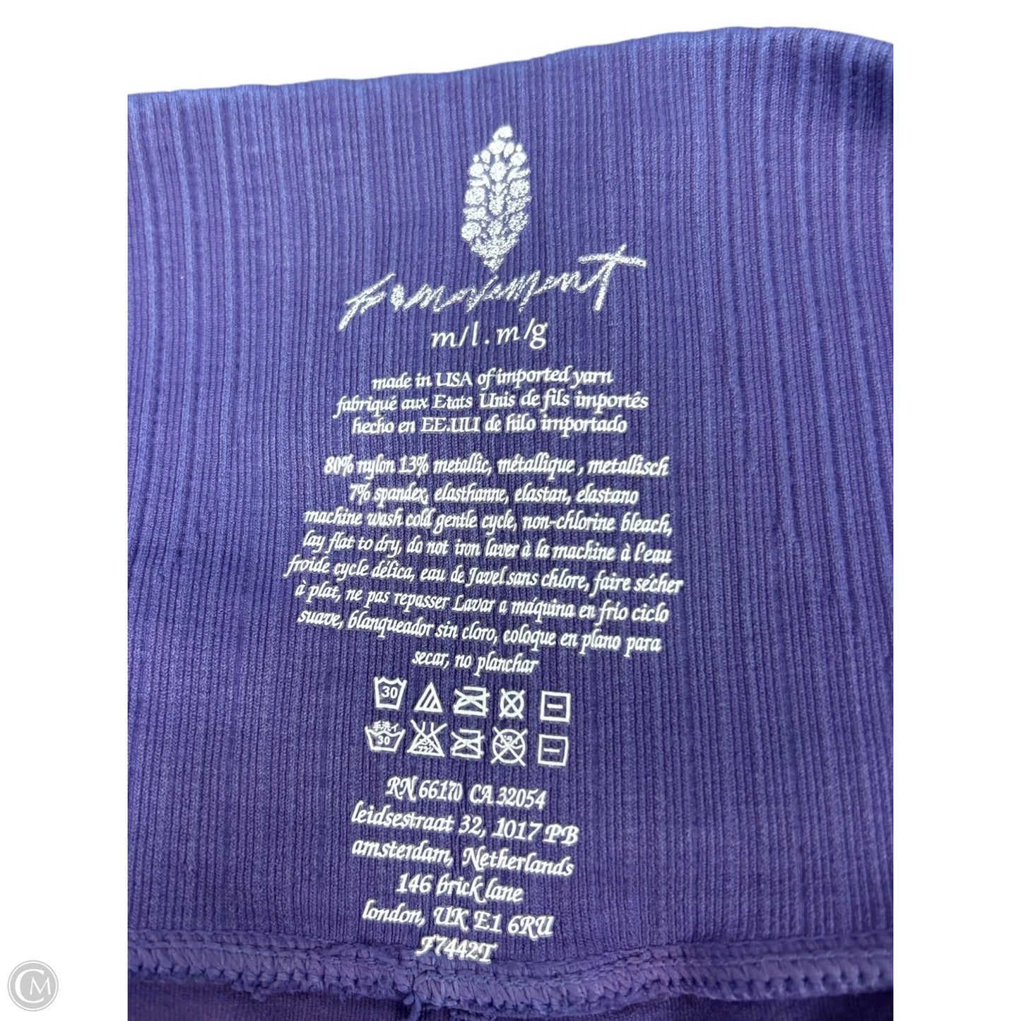 Athletic Shorts By Free People In Purple, Size: M
