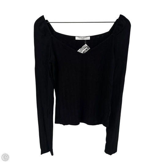 Top Long Sleeve Basic By Project Social Tee In Black, Size: M