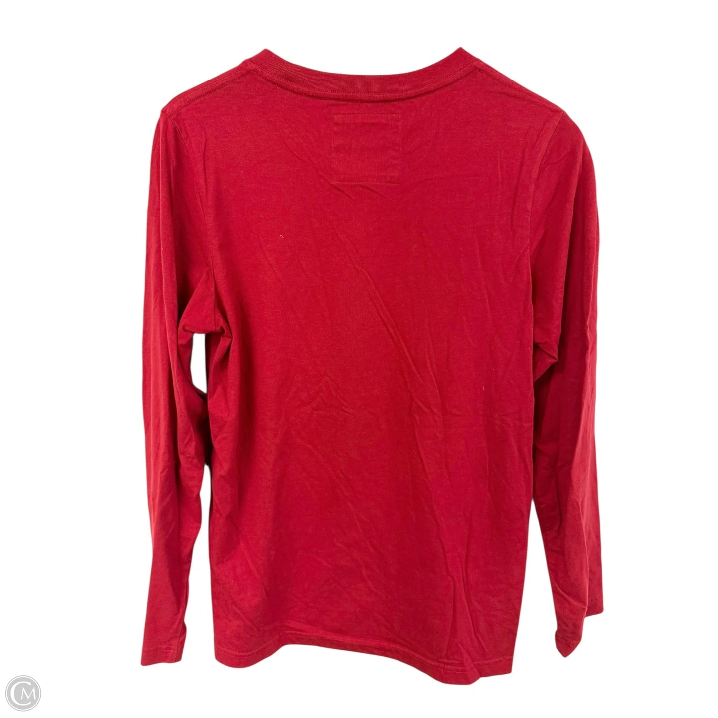Top Long Sleeve Basic By Clothes Mentor In Red, Size: M