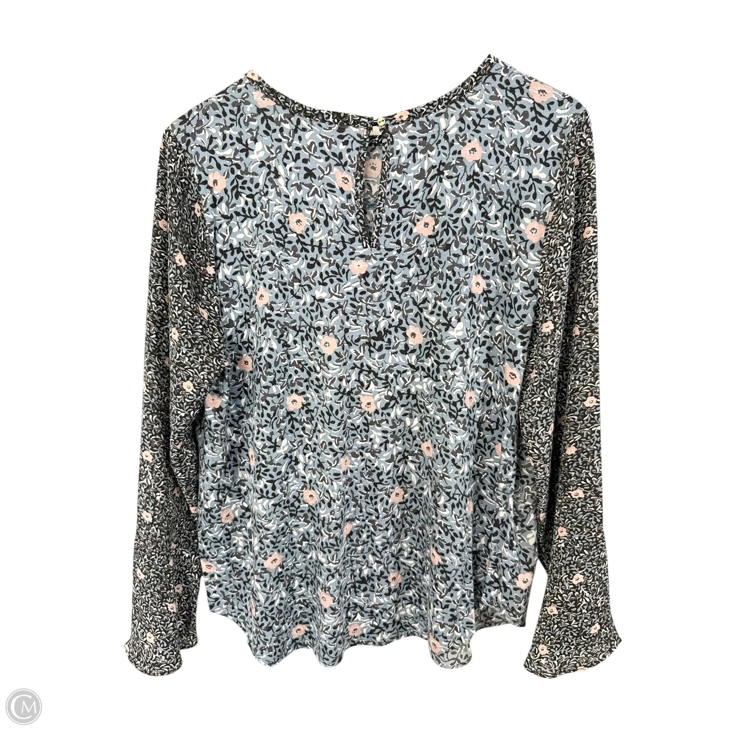 Top Long Sleeve By Loft In Blue, Size: M
