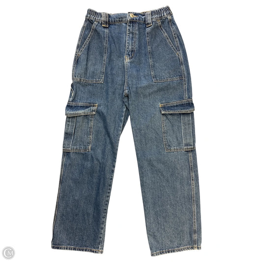 Jeans Straight By Clothes Mentor In Blue Denim, Size: L