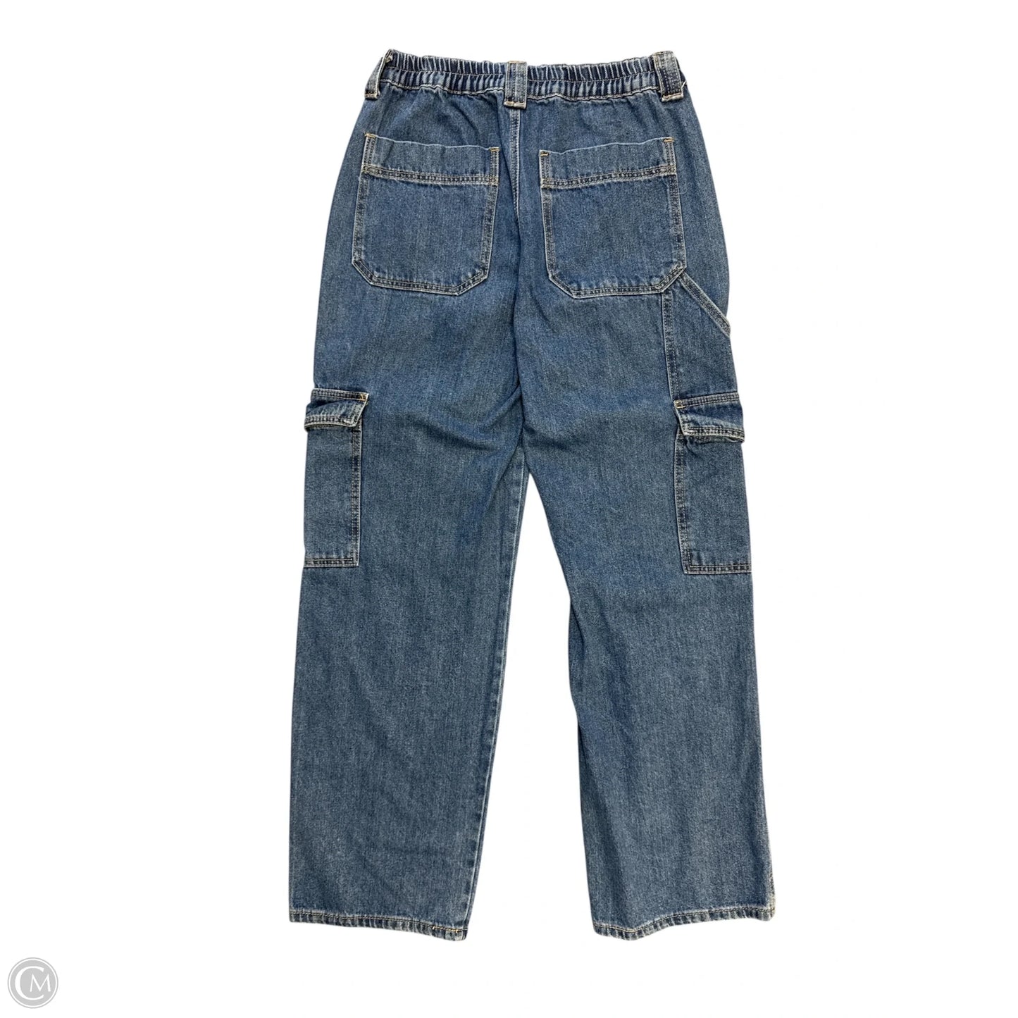 Jeans Straight By Clothes Mentor In Blue Denim, Size: L