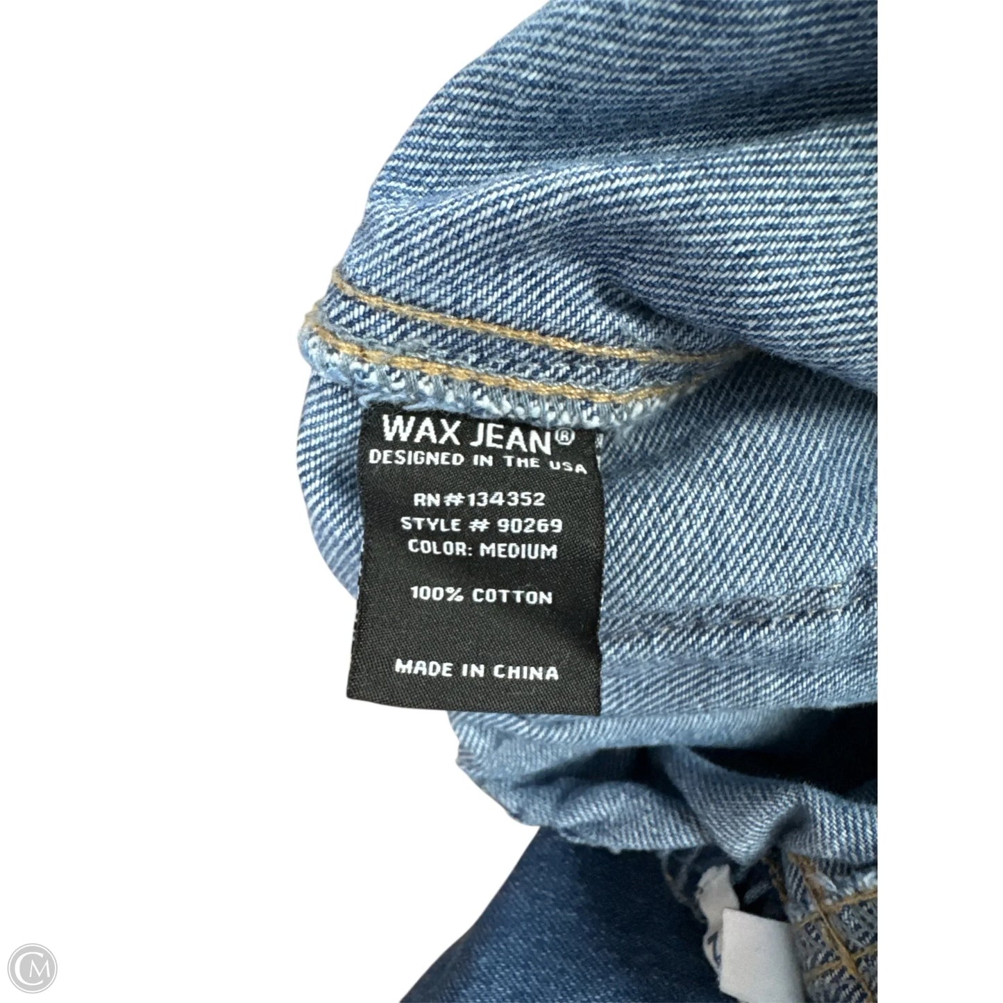 Jeans Straight By Clothes Mentor In Blue Denim, Size: L
