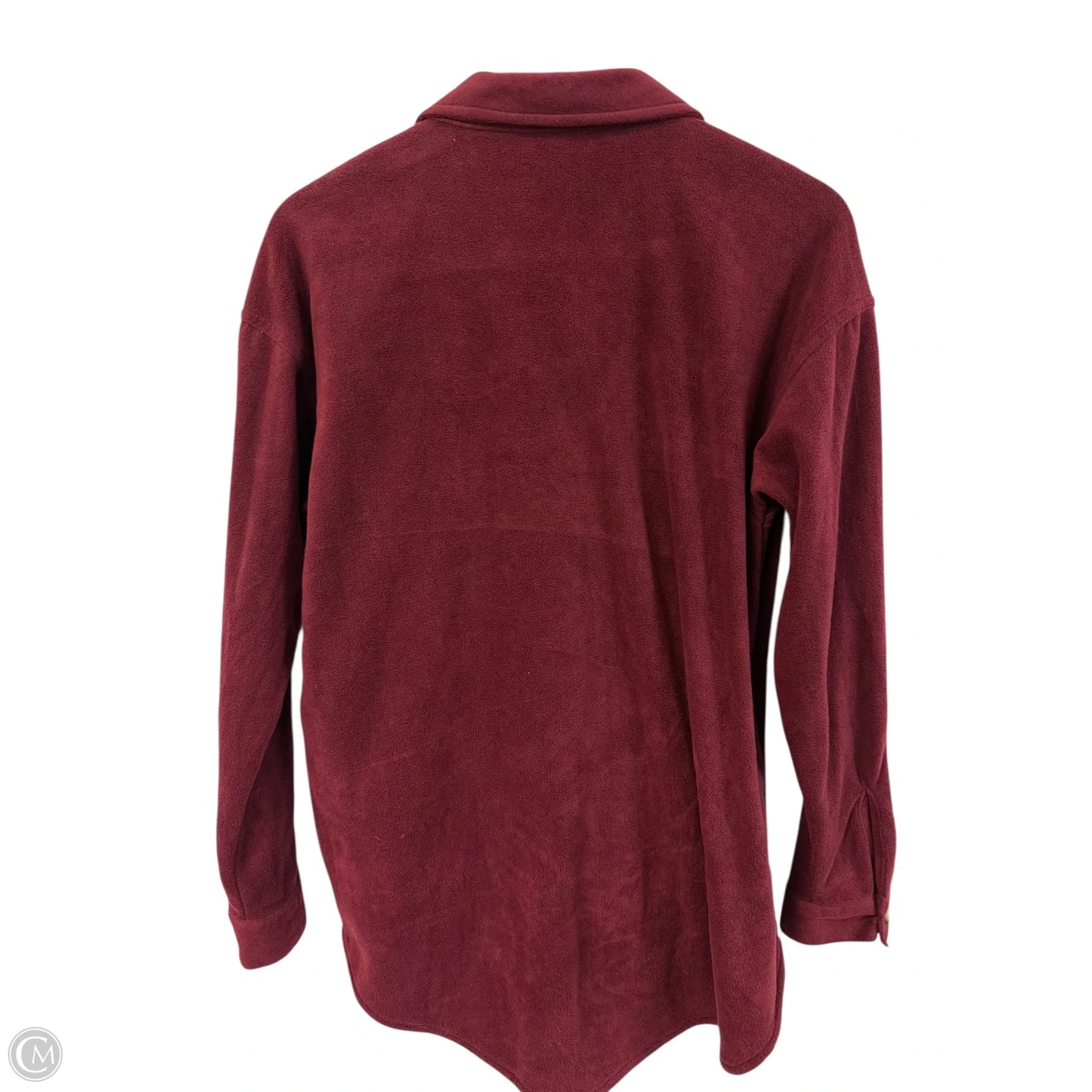 Jacket Shirt By Maurices In Red, Size: S