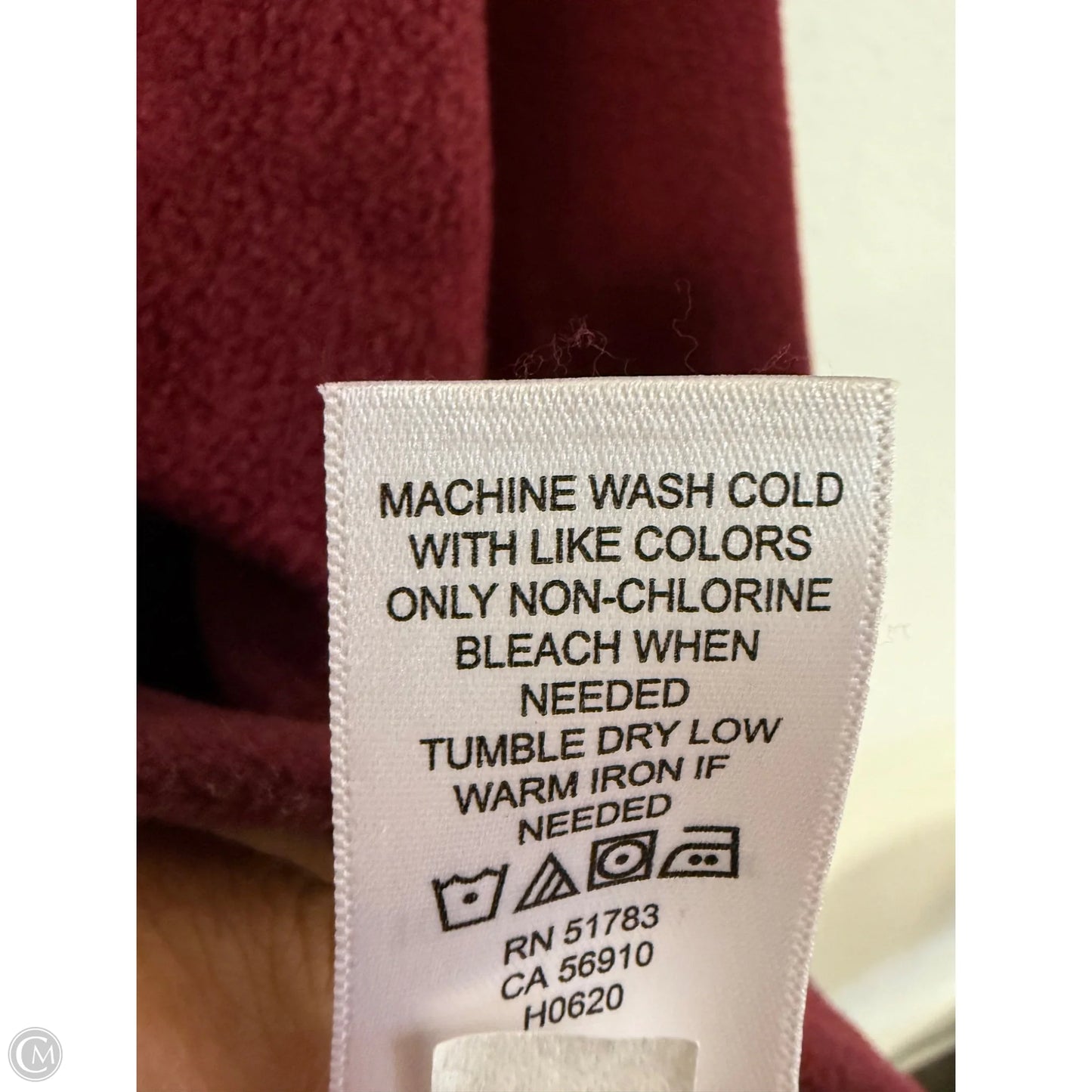 Jacket Shirt By Maurices In Red, Size: S
