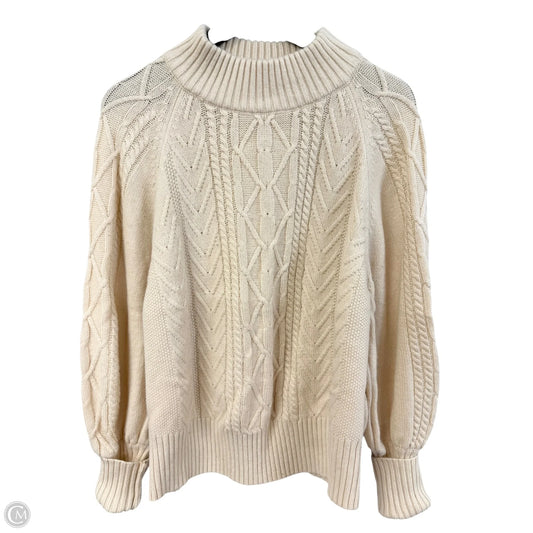 Sweater By Cmf In Cream, Size: Xl