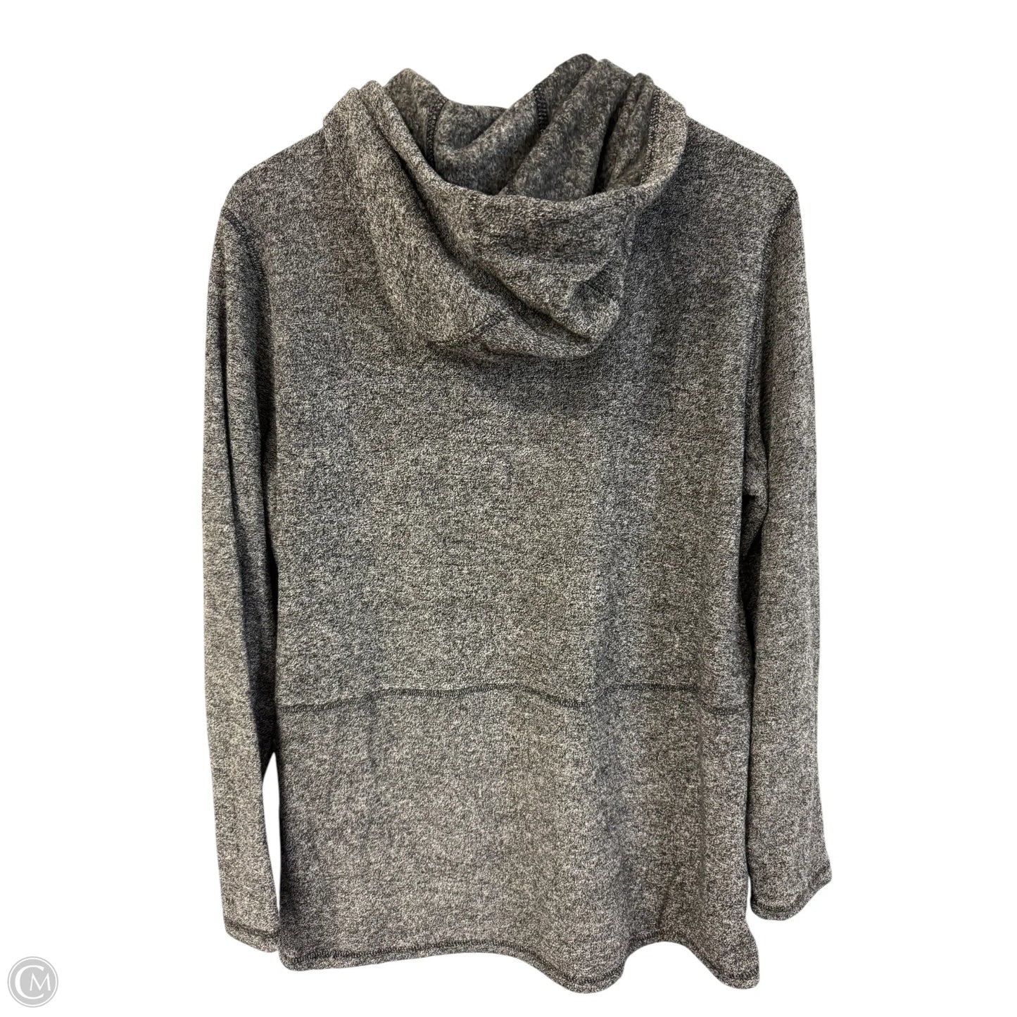 Sweatshirt Hoodie By Bke In Grey, Size: L