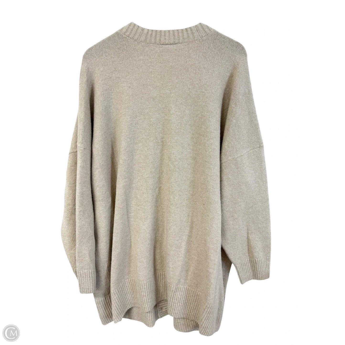 Sweater Cardigan By Torrid In Beige, Size: 3x