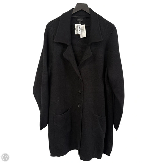 Sweater Cardigan By Torrid In Black, Size: 2x