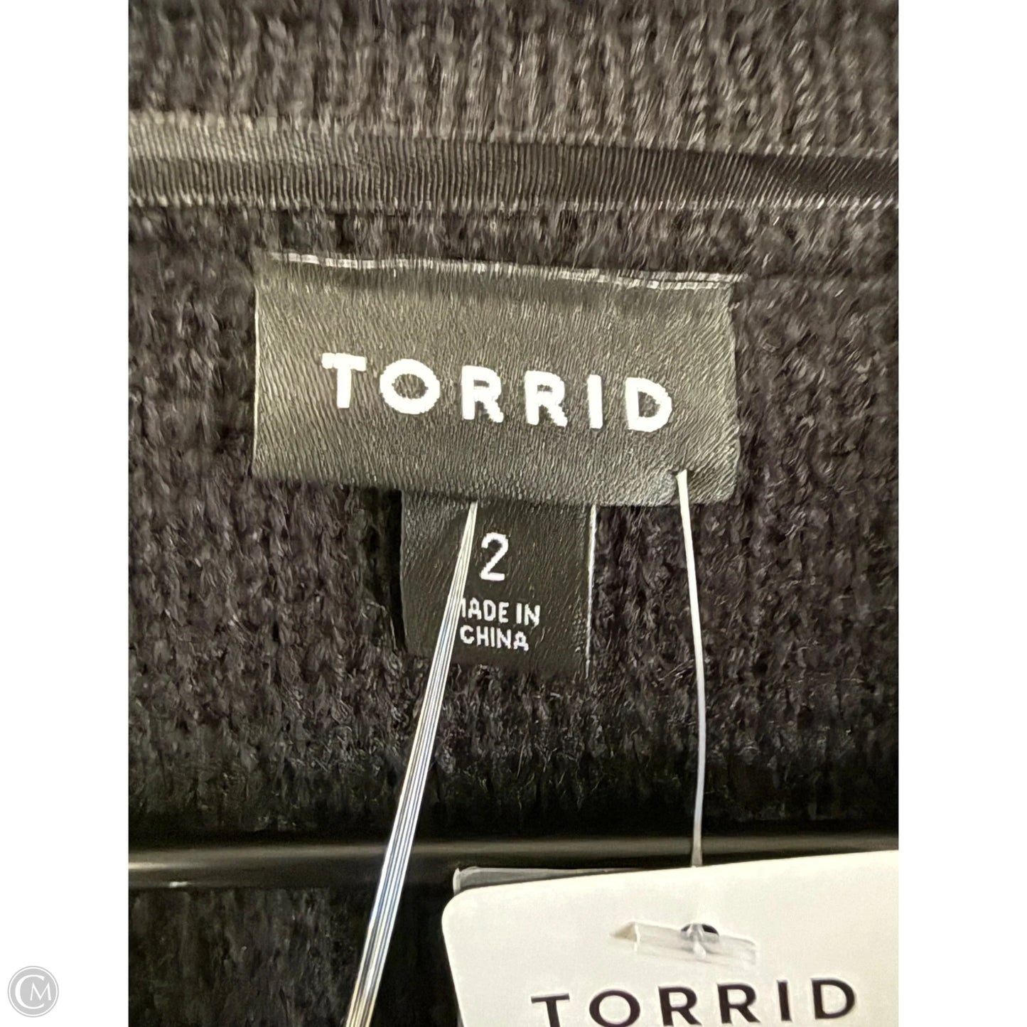 Sweater Cardigan By Torrid In Black, Size: 2x