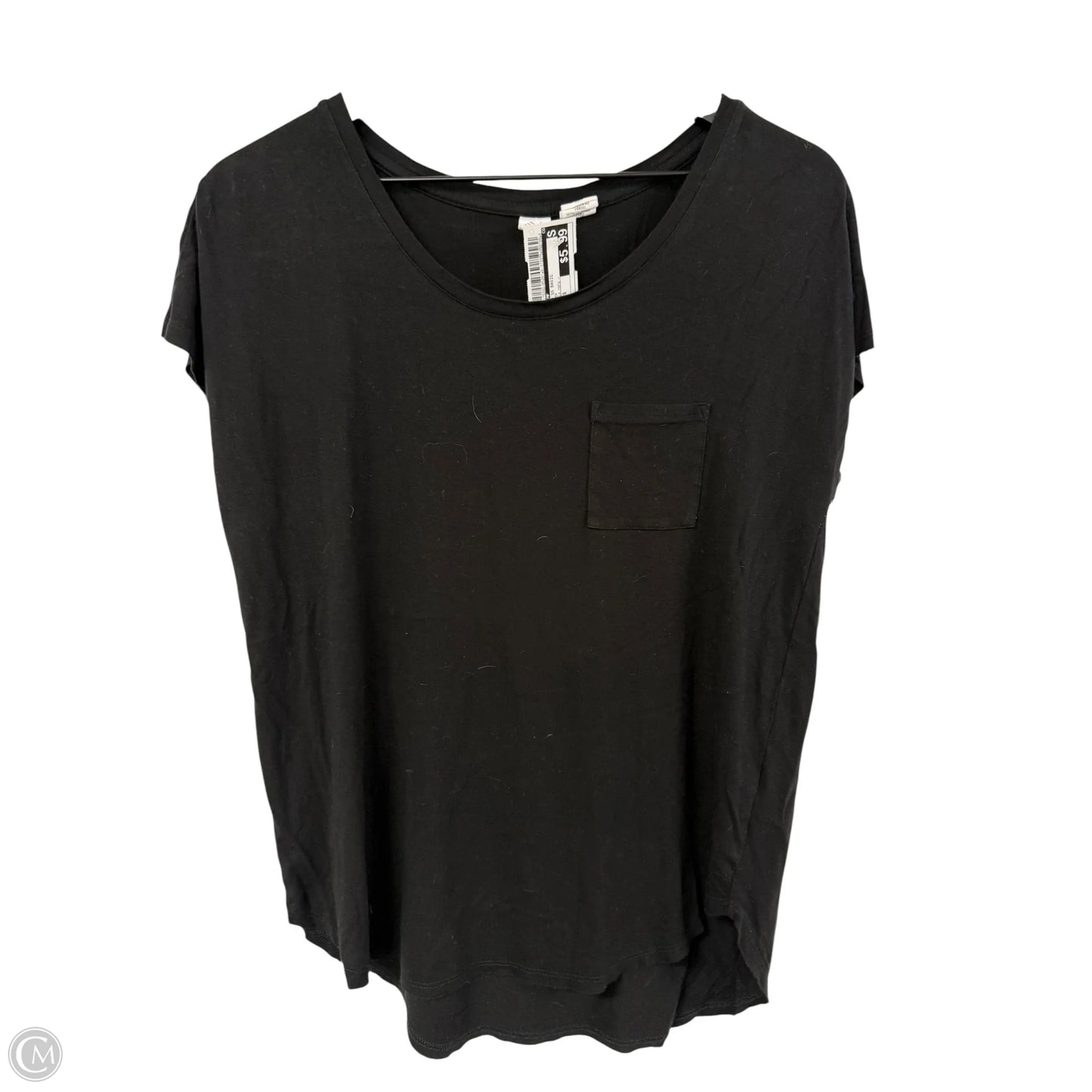 Top Short Sleeve Basic By Cmf In Black, Size: S
