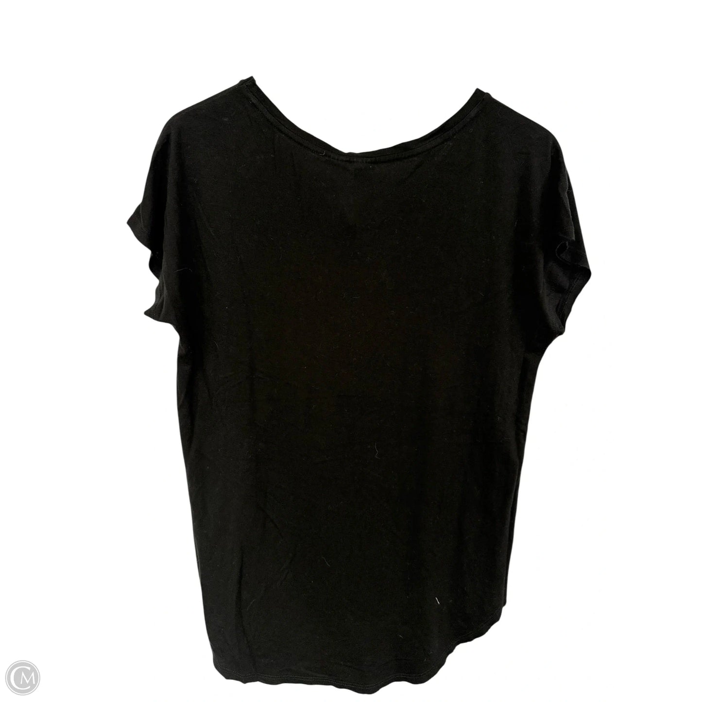 Top Short Sleeve Basic By Cmf In Black, Size: S