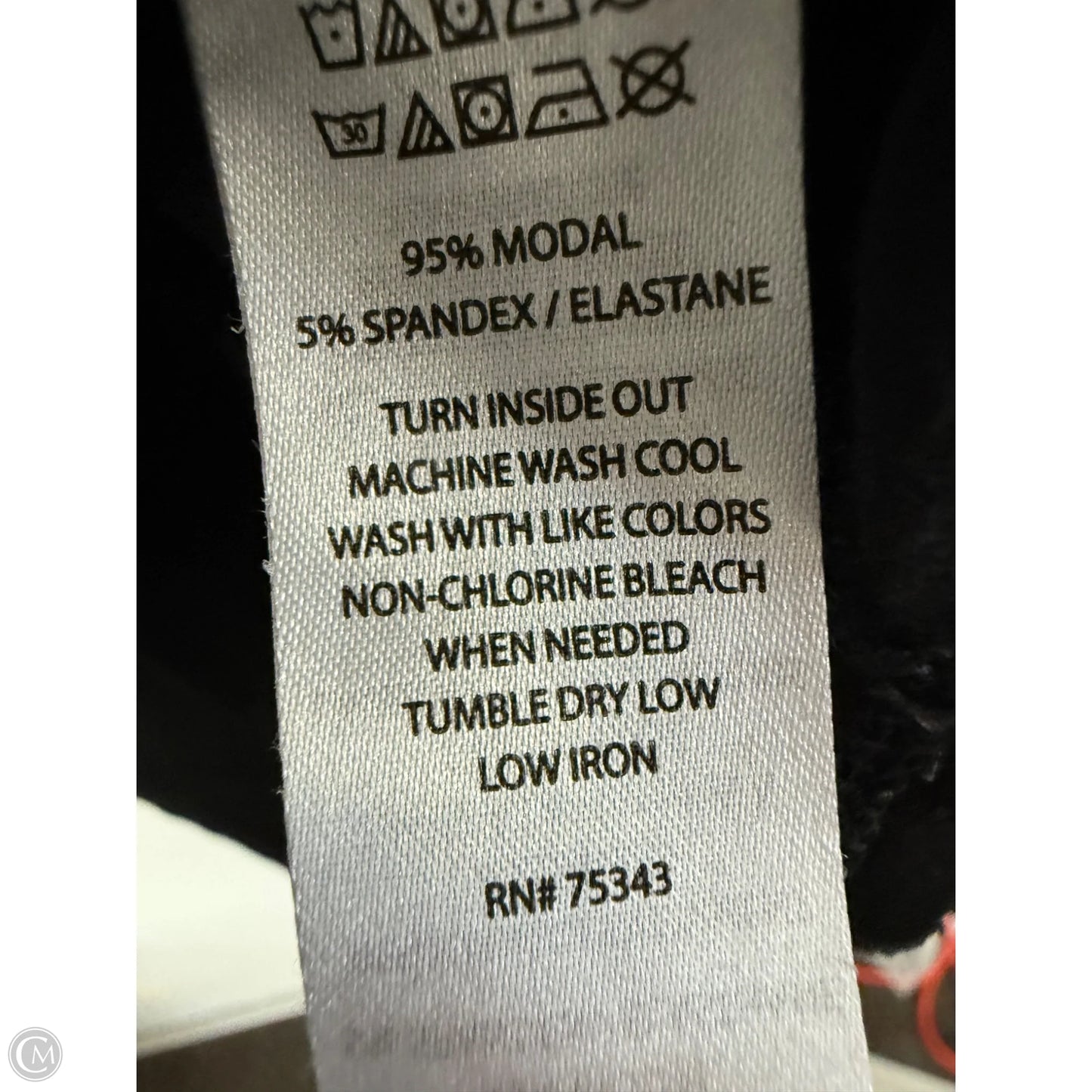 Top Short Sleeve Basic By Cmf In Black, Size: S