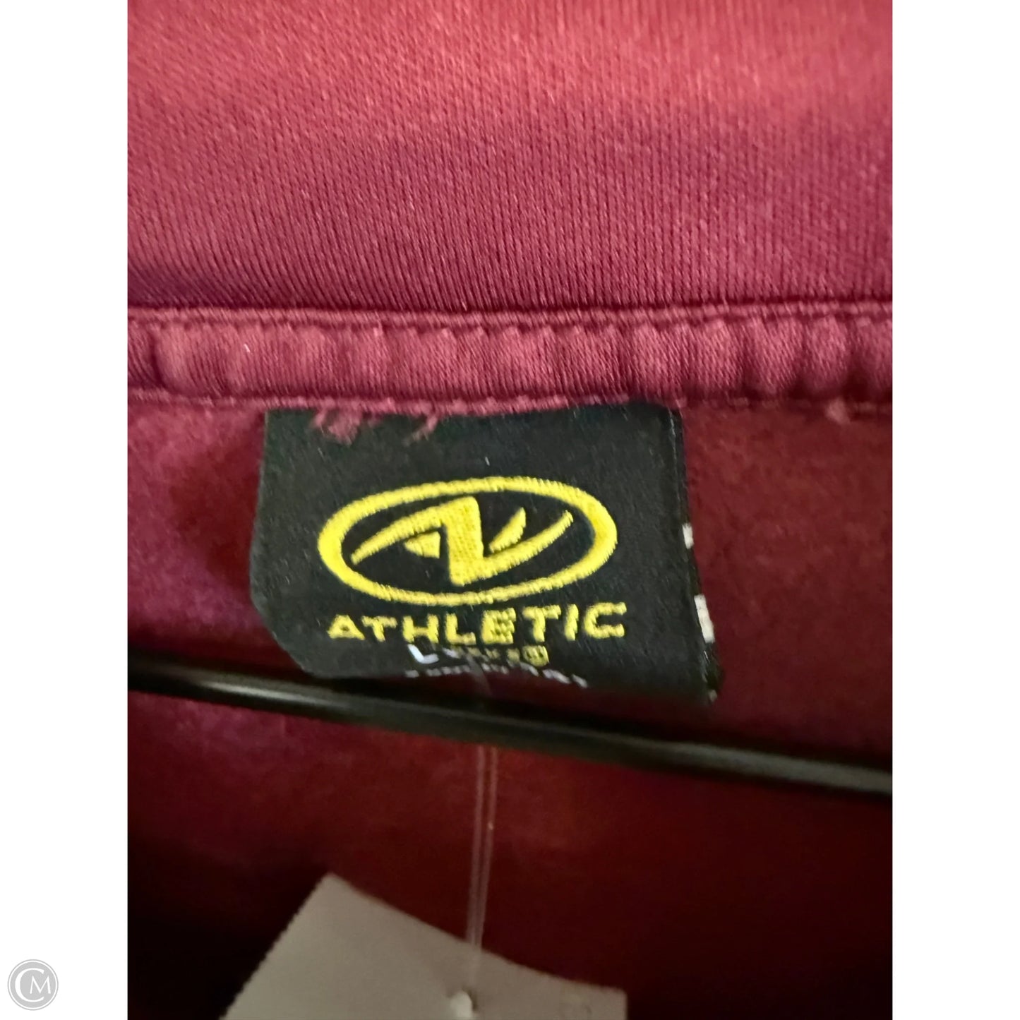 Sweatshirt Hoodie By Athletic Works In Red, Size: L