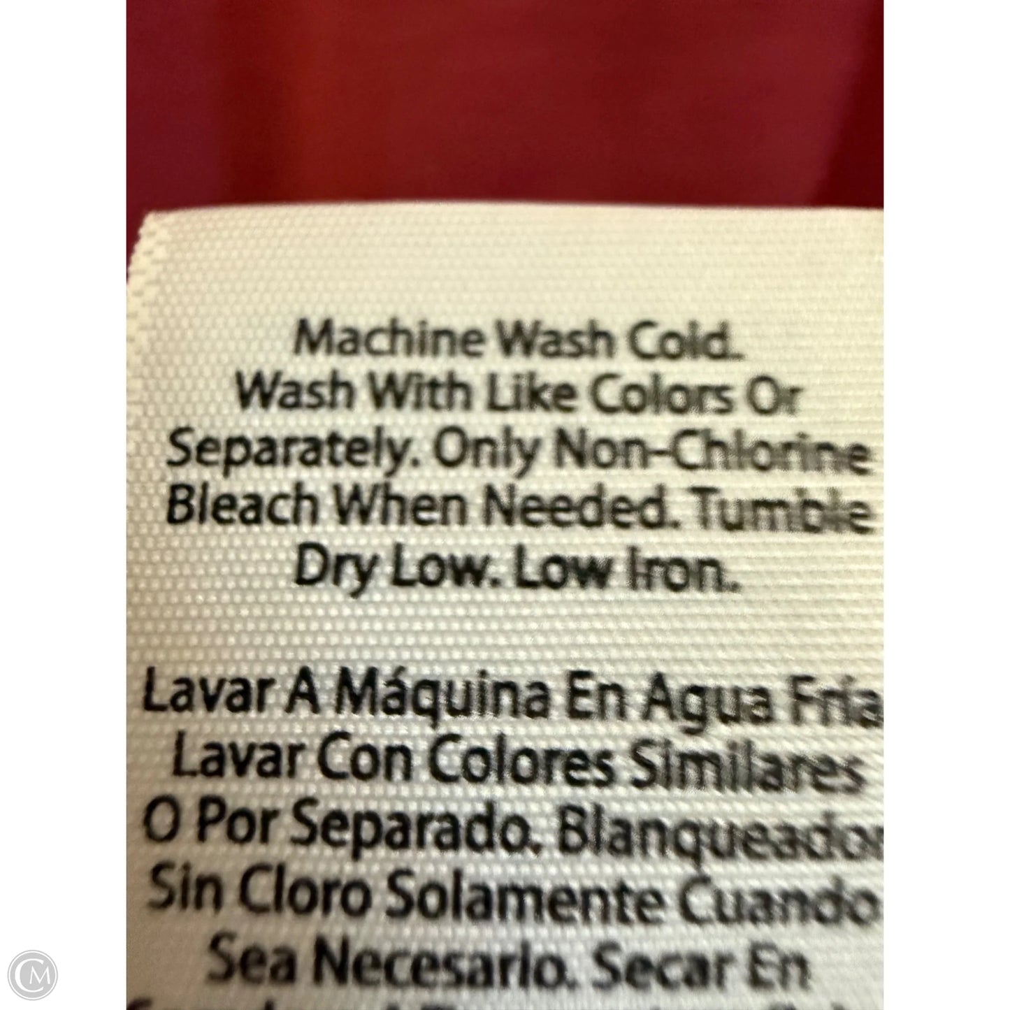 Sweatshirt Hoodie By Athletic Works In Red, Size: L