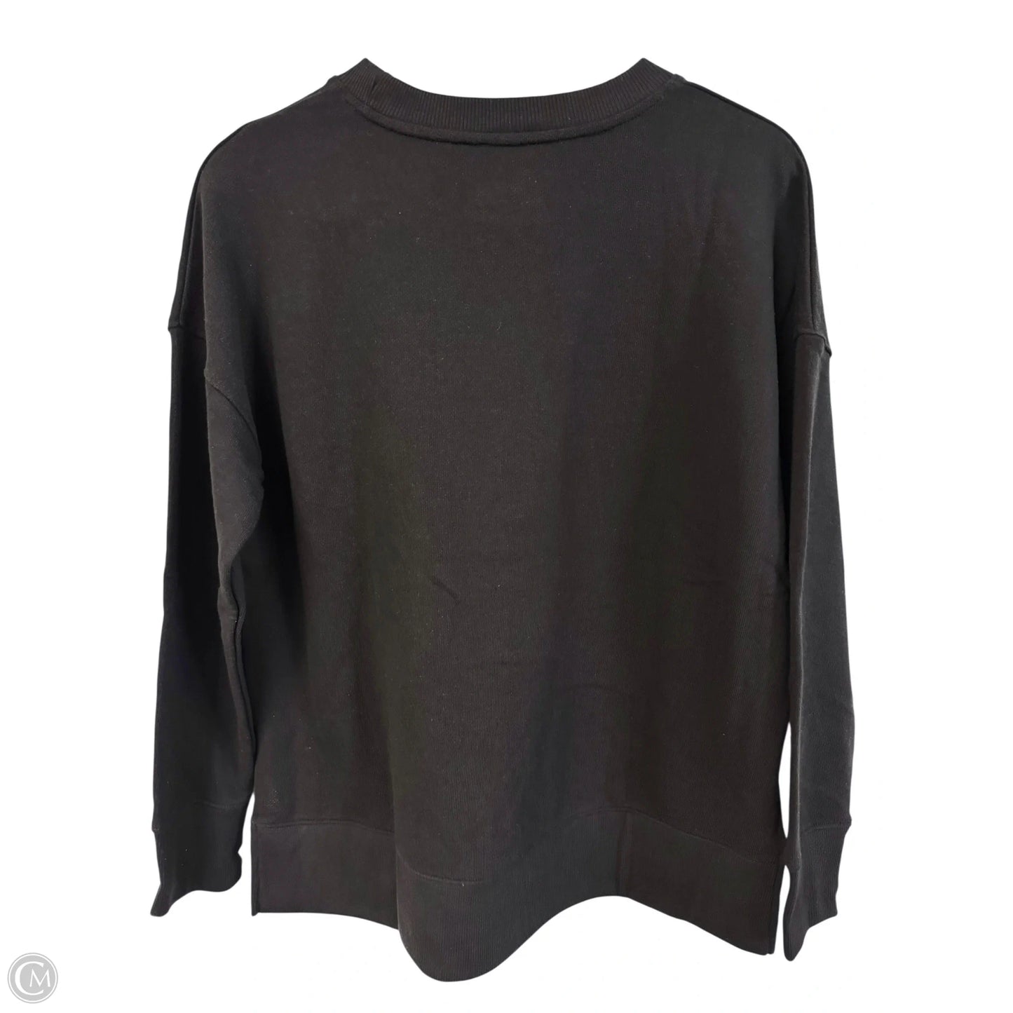 Sweatshirt Crewneck By Time And Tru In Black, Size: M