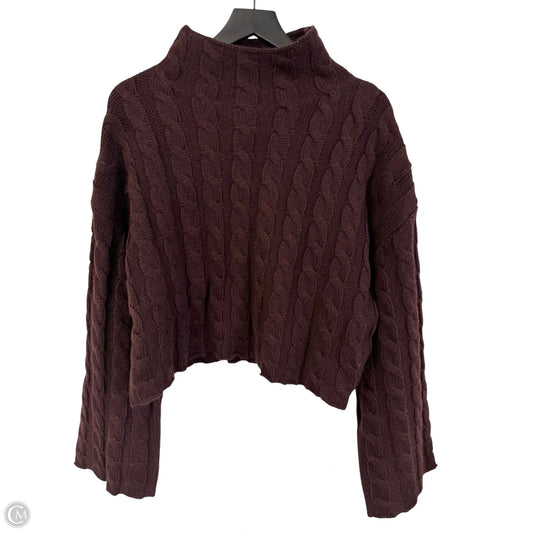 Sweater By Astr In Maroon, Size: M