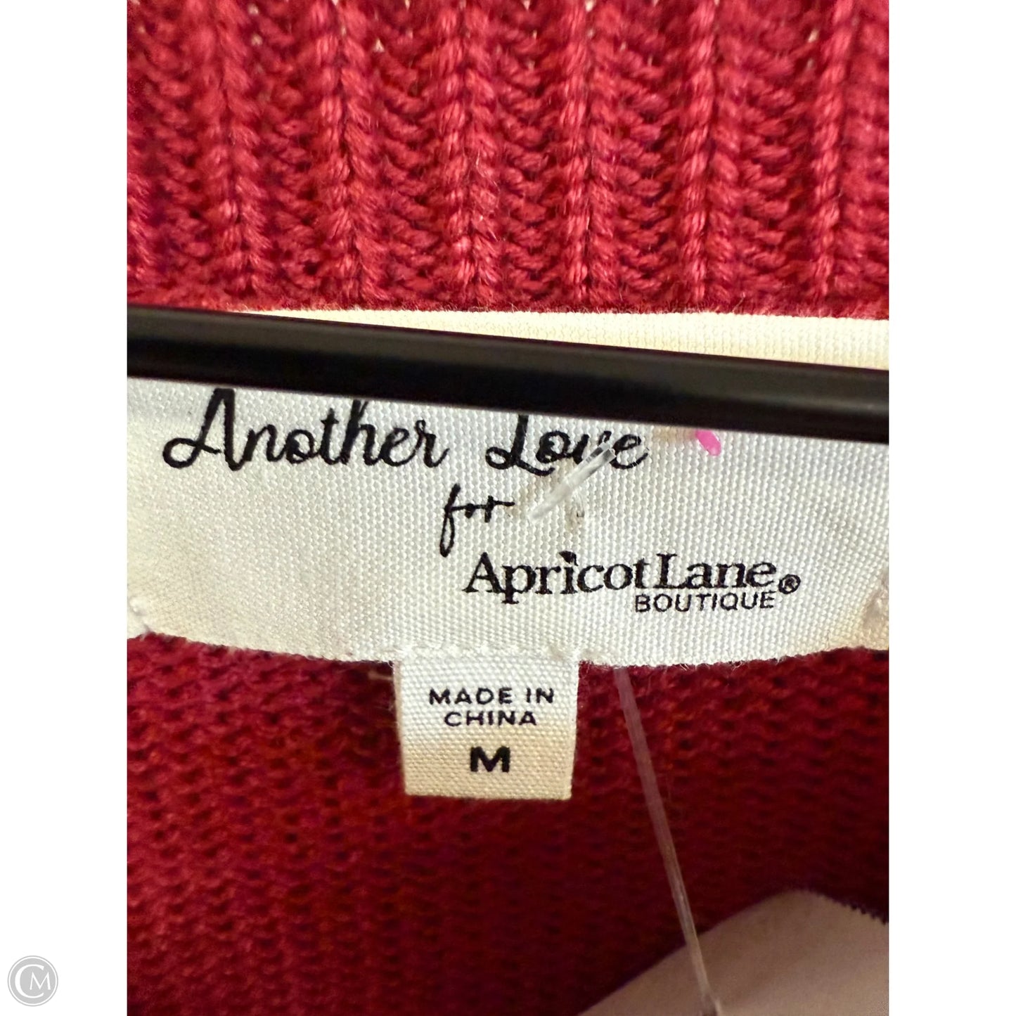 Sweater By Clothes Mentor In Red, Size: M