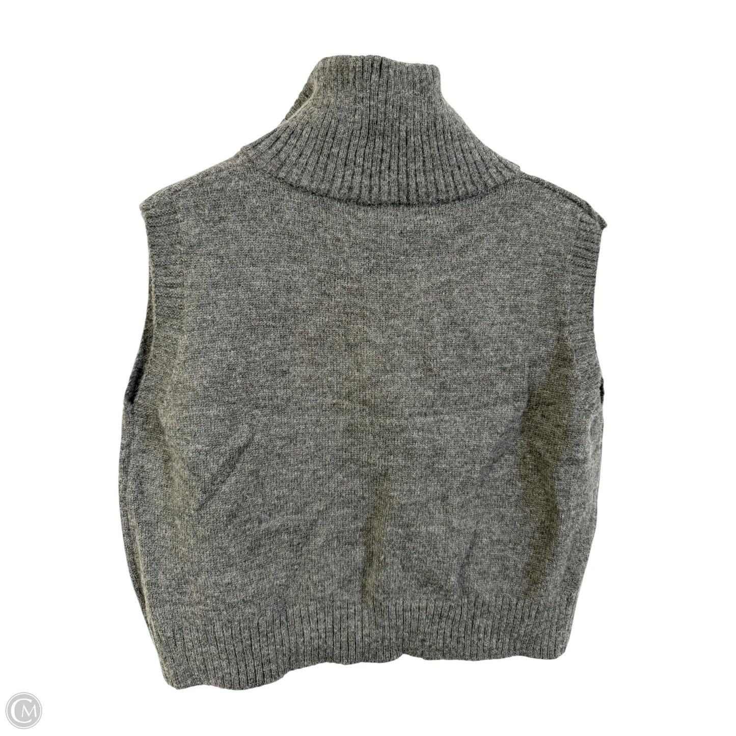 Sweater Short Sleeve By Entro In Grey, Size: L