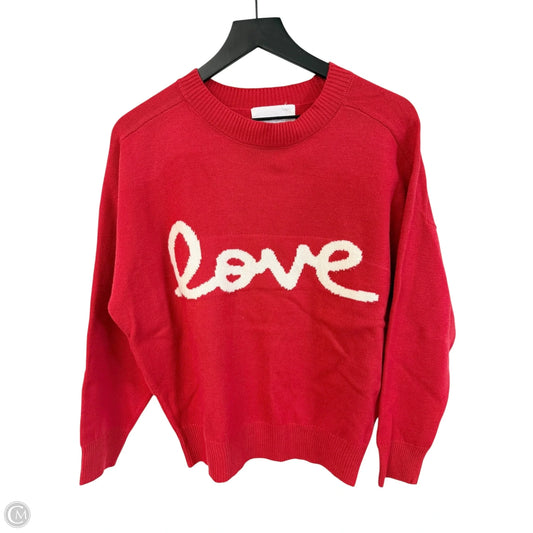 Sweater By Cmc In Red, Size: Xl