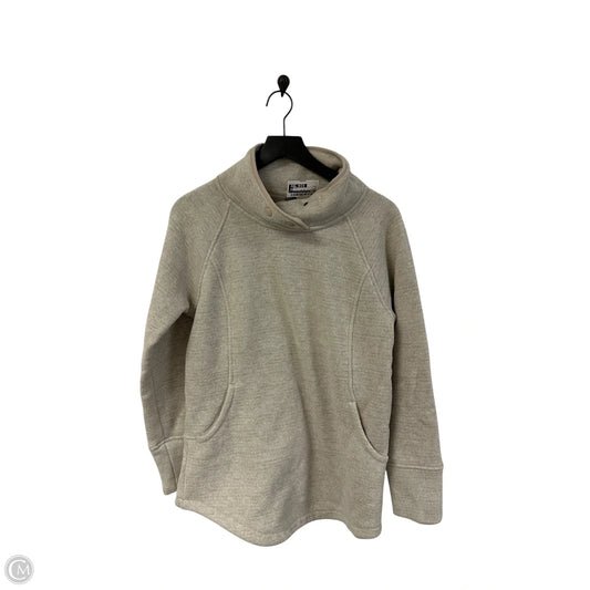 Sweatshirt Collar By Prana In Beige, Size: L