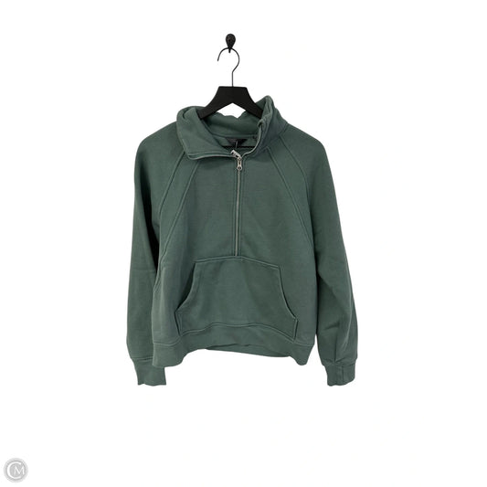 Sweatshirt Collar By Danskin In Teal, Size: L