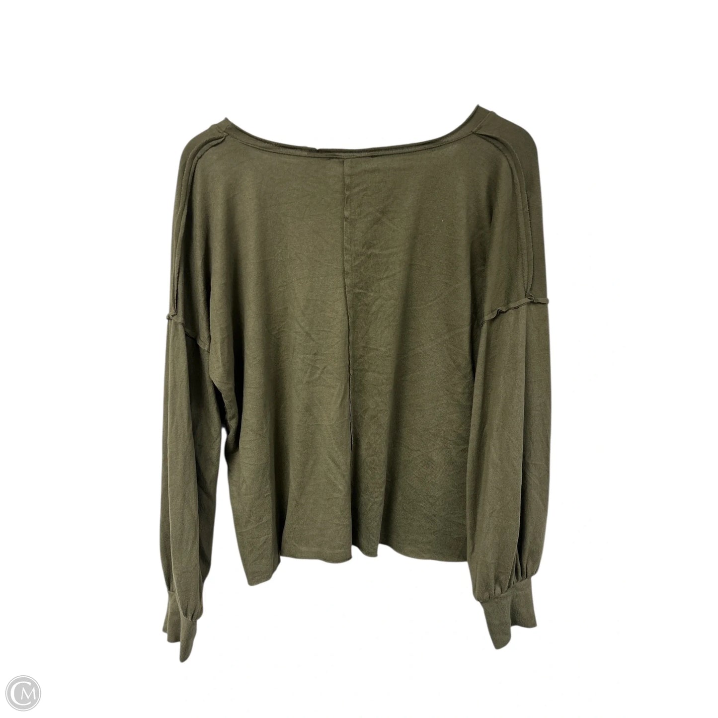 Top Long Sleeve Basic By Final Touch In Green, Size: S